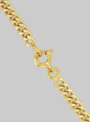 Collier Gourmet Schakel 9 Karaats Goud - 50 cm