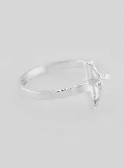 Ring Kruis Jezus 925/000 Zilver - Maat 58