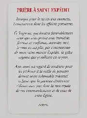 Set van 10 Gebedskaarten - Heilige Expeditus