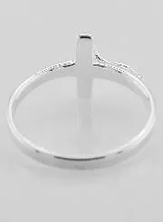 Ring Kruis Jezus 925 Zilver - Maat 60