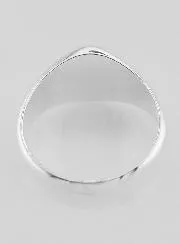 Zegel-ring Kruis Jezus Echt Zilver - Maat 60