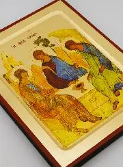 Byzantijnse Icoon Heilige Drievuldigheid van Rublev- 24 cm