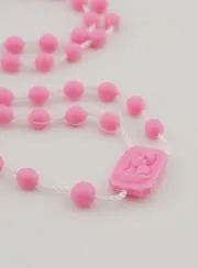 Rozenkrans Roze Plastic