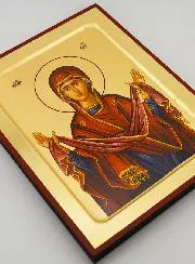 Byzantijnse Icoon Moeder Gods van Bescherming - 22 cm