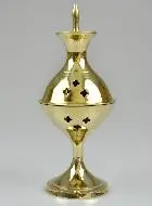 Kerk Wierookvat op Voet - 19 cm