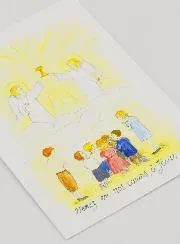 Communie Kaart - Jezus, kom in ons Hart