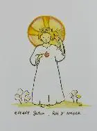 Communie Kaart - Kind Jezus, Koning der Liefde