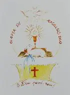 Communie Kaart - Gloria In Excelsis Deo