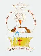 Communie Prent - Gloria In Excelsis Deo