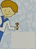 Communie Kaart - Aandenken Jongen