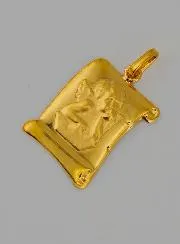 Hanger Perkament Bescherm Engel Goud 375/000
