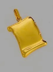 Hanger Perkament Bescherm Engel Goud 375/000