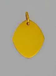 Hanger Beschermende Engel - Ruitvormig Goud 375/000