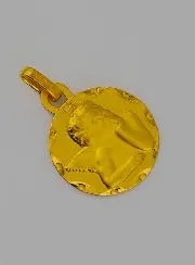 Medaillon Engel Rafael 375 Goud
