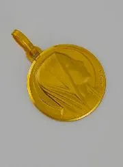 Hanger Maagd Maria met Sluier Profiel Goud