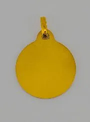 Medaille Bescherm Engel Biddend Goud