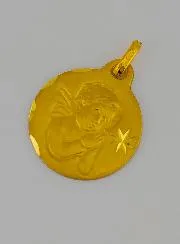 Medaille Doopsel Bescherm Engel van Goud