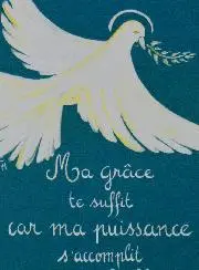 Kaart Vormsel - Mijn Genade is Voldoende voor Jou