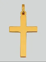 Hanger Kruis Jezus Christus Klassiek Geel Goud