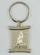 Sleutelhanger Perkament Onze Lieve Vrouw van Lourdes