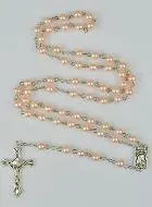 Rozenkrans Lourdes Roze Parel