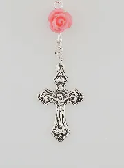 Rozenkrans Collier Modieus Parelmoer Roze