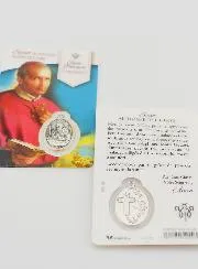 Gebedskaart Heilige Alfonso Maria De Liguori met Medaille