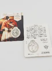 Gebedskaart Sint Charles Borromeus met Medaille