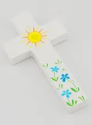 Kruis Kind - Zon en Bloemen