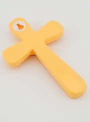 Kruis Hout Oranje en Hart Blauw