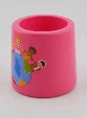 Kaarsenhouder Kinderen van de Wereld - Roze