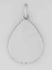 Hanger Druppel Verschijningen Maria van Lourdes Echt Zilver