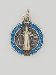Medaille Benedictus Zilverkleurig - 18mm