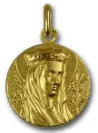 Vergulde Hanger Heilige Maria met Kroon