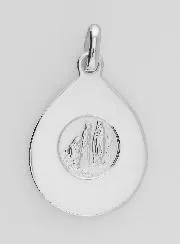Medaille Maagd Maria Biddend - Zilver 925