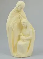 Beeld Heilige Familie - Steenkleur