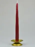 Tafelkaars Kandelaarkaars Donker Rood - 25cm