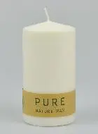 Stompkaars Wit Bio Kaars 100% Natuurlijk - 13 X 7 cm