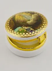 Hostiedoosje Afbeelding Onze Lieve Vrouw van Lourdes - 5 cm