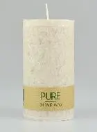 Biologische Olijfwas Kaars - Kleur Sahara Beige - 100% Naturlijk - 13 X 7 cm