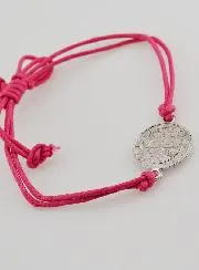 Armband met Sint Benedictus Medaille - Pink Roze