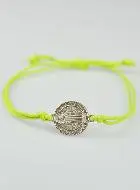 Armband met Heilige Benedictus Medaille - Lichtgevend Geel