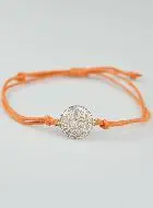 Armband met Medaille Heilige Benedictus - Oranje
