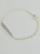 Baby Doop Armbandje Zilver - 15 cm