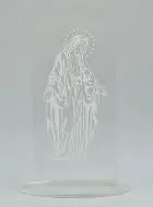 Laser Icoon - Maria Wonderdadige - 18 cm