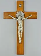 Kruisbeeld Heilige Benedictus van Hout - 30 cm
