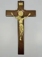 Groot Kruisbeeld St Benedictus - Wand Kruis 47 cm