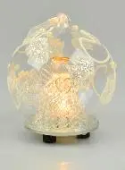 Verlichte Bescherm Engel Kerstmis - 8cm