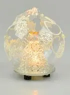 Verlichte Bescherm Engel Kerstmis - 8cm