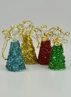 4 Hangende Kerst Engelen - Kerstboom - 7cm